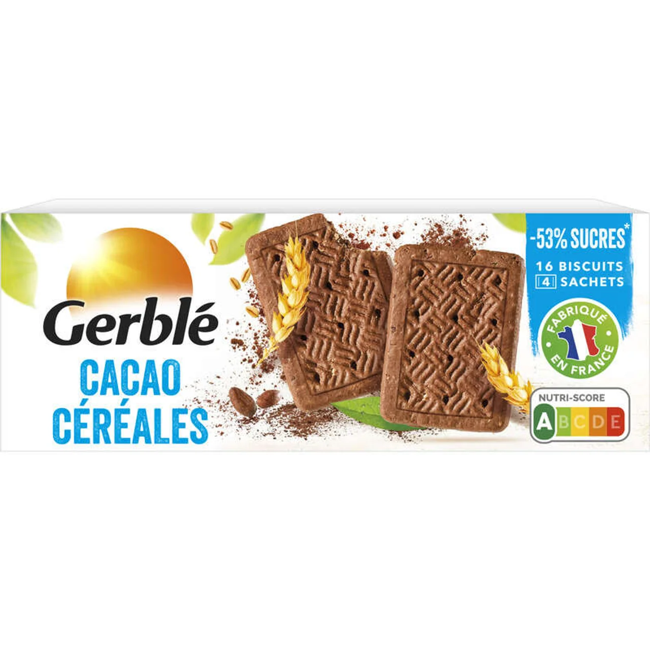 Biscuits Gerblé Cacao Céréales